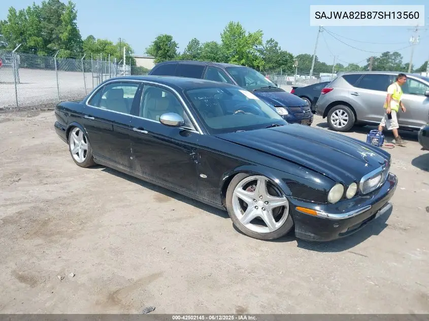 2007 Jaguar Xj Vanden Plas VIN: SAJWA82B87SH13560 Lot: 42502145