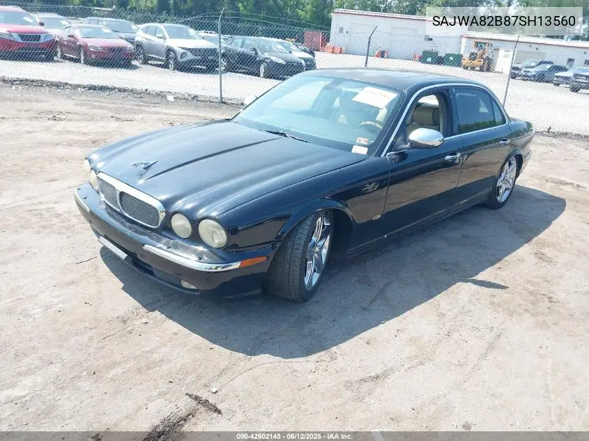 2007 Jaguar Xj Vanden Plas VIN: SAJWA82B87SH13560 Lot: 42502145