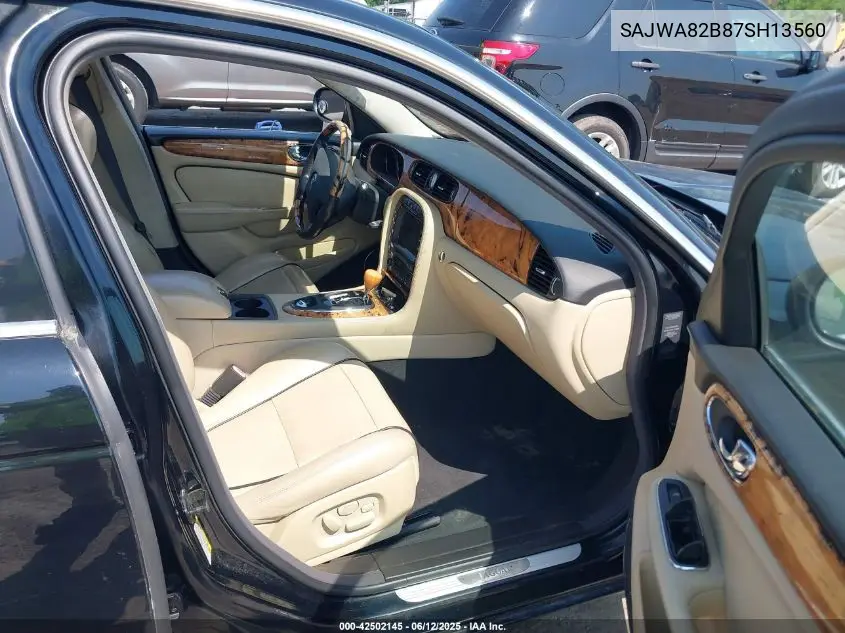 2007 Jaguar Xj Vanden Plas VIN: SAJWA82B87SH13560 Lot: 42502145