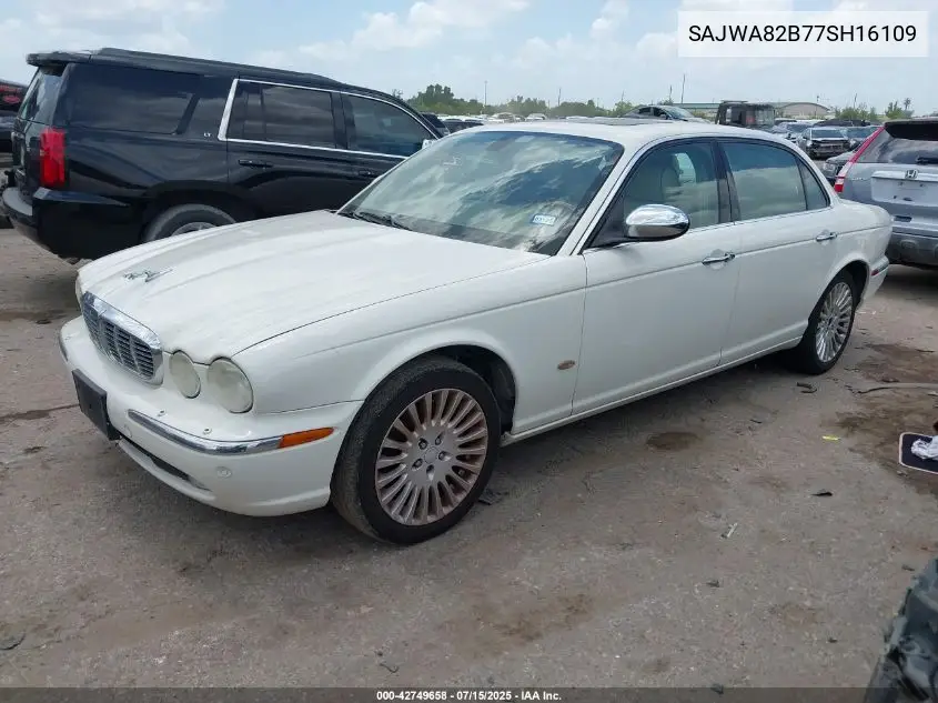 2007 Jaguar Xj Vanden Plas VIN: SAJWA82B77SH16109 Lot: 42749658