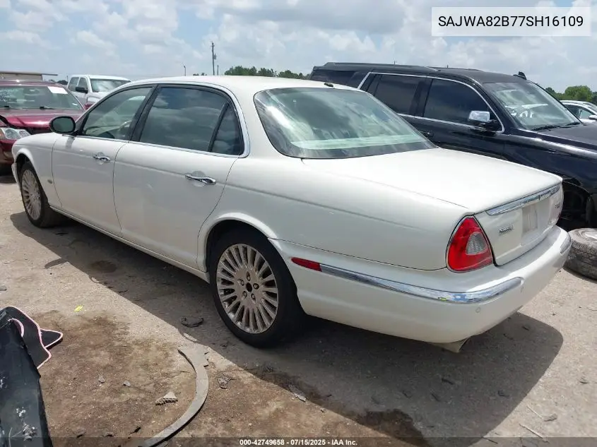 2007 Jaguar Xj Vanden Plas VIN: SAJWA82B77SH16109 Lot: 42749658