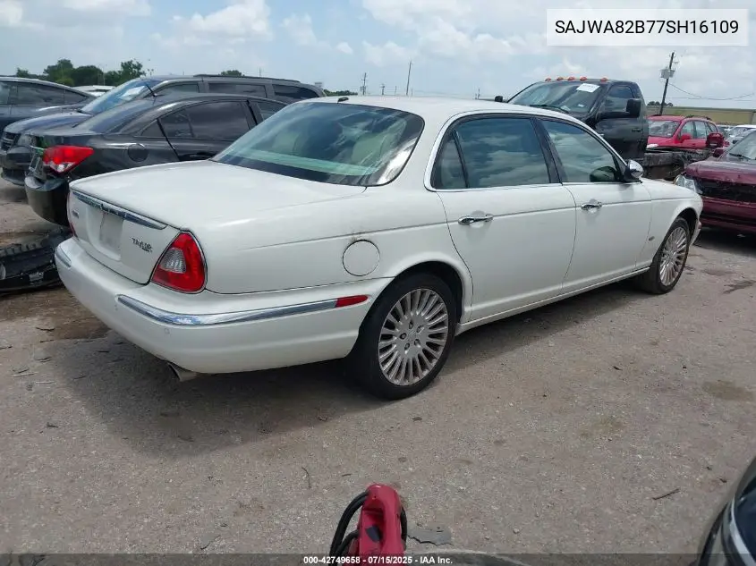 2007 Jaguar Xj Vanden Plas VIN: SAJWA82B77SH16109 Lot: 42749658