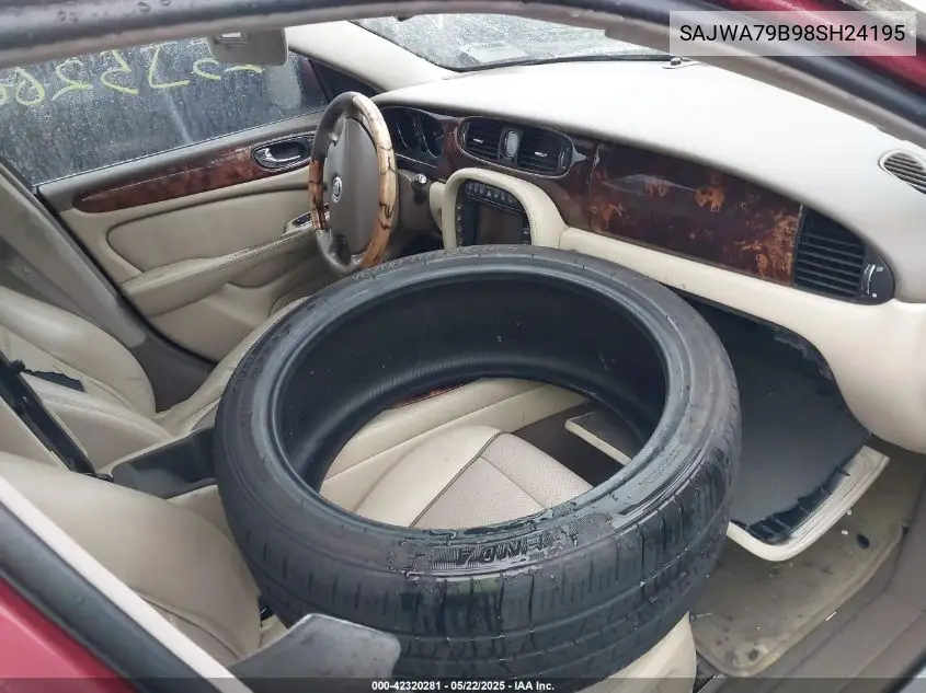 2008 Jaguar Xj Xj8 L VIN: SAJWA79B98SH24195 Lot: 42320281