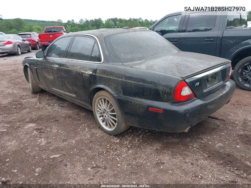 2008 Jaguar Xj Xj8 VIN: SAJWA71B28SH27970 Lot: 42382240