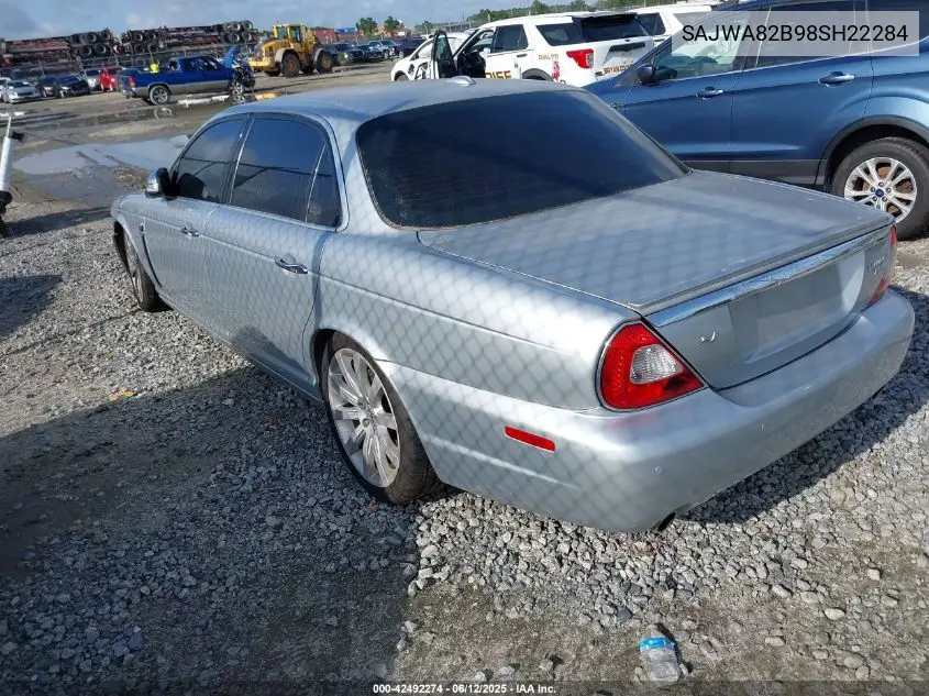 2008 Jaguar Xj Vanden Plas VIN: SAJWA82B98SH22284 Lot: 42492274
