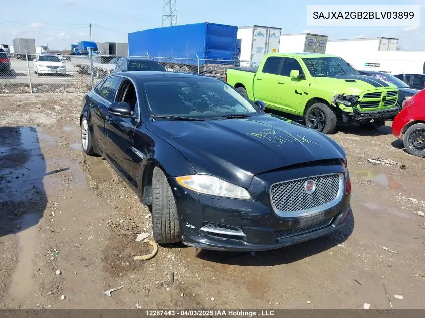 2011 Jaguar Xj VIN: SAJXA2GB2BLV03899 Lot: 12287443