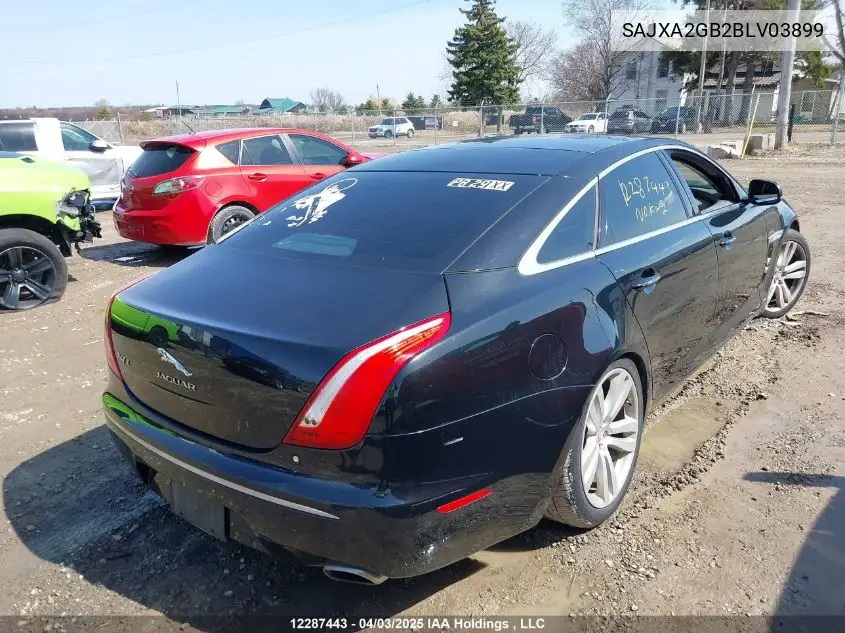 2011 Jaguar Xj VIN: SAJXA2GB2BLV03899 Lot: 12287443