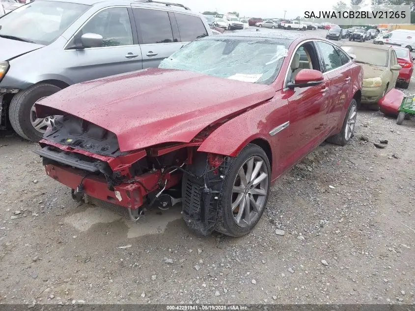 2011 Jaguar Xj VIN: SAJWA1CB2BLV21265 Lot: 42291941