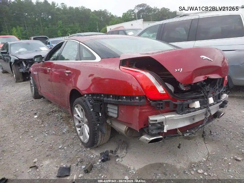 2011 Jaguar Xj VIN: SAJWA1CB2BLV21265 Lot: 42291941