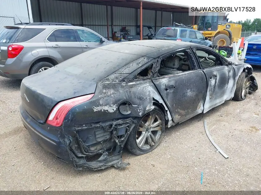 2011 Jaguar Xj Xjl VIN: SAJWA2GBXBLV17528 Lot: 42423738