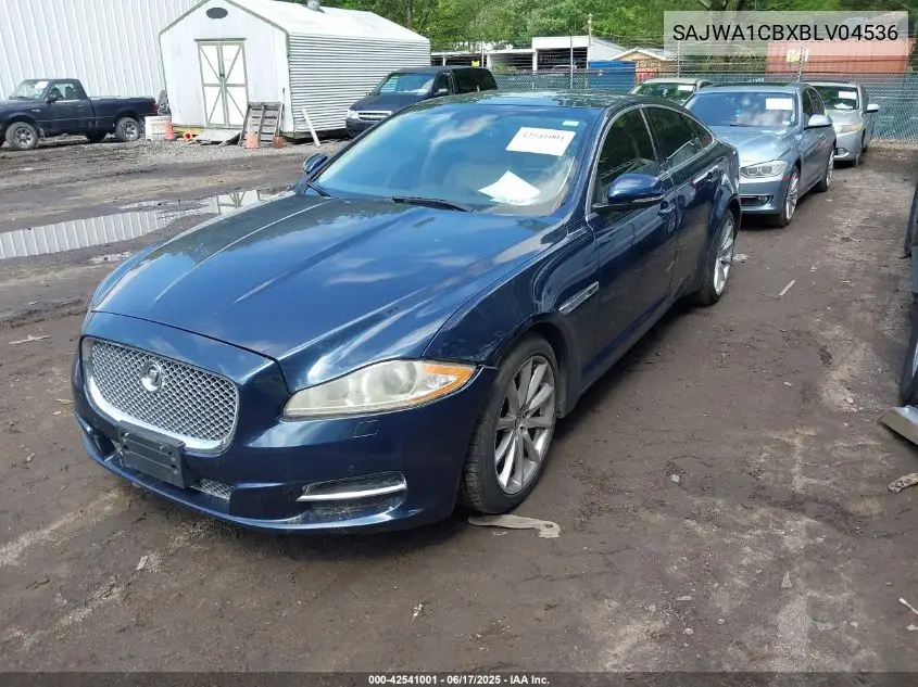 2011 Jaguar Xj VIN: SAJWA1CBXBLV04536 Lot: 42541001