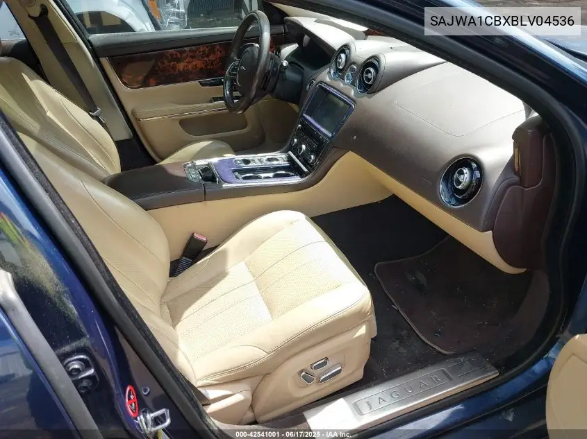 2011 Jaguar Xj VIN: SAJWA1CBXBLV04536 Lot: 42541001