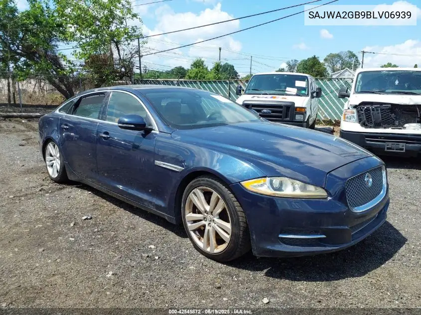 2011 Jaguar Xj Xjl VIN: SAJWA2GB9BLV06939 Lot: 42545872