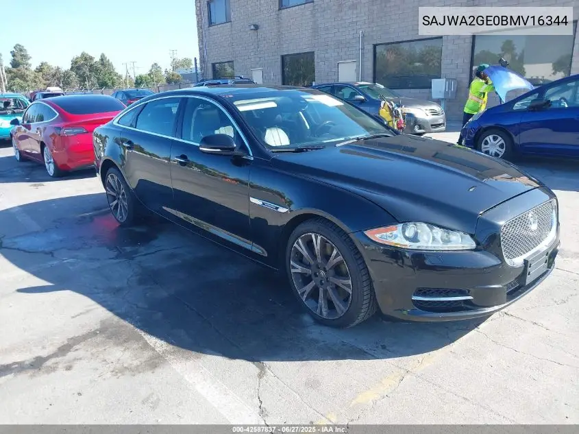 2011 Jaguar Xj Xjl Supercharged VIN: SAJWA2GE0BMV16344 Lot: 42587837