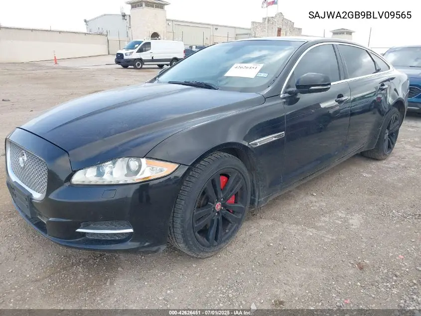 2011 Jaguar Xj Xjl VIN: SAJWA2GB9BLV09565 Lot: 42626451