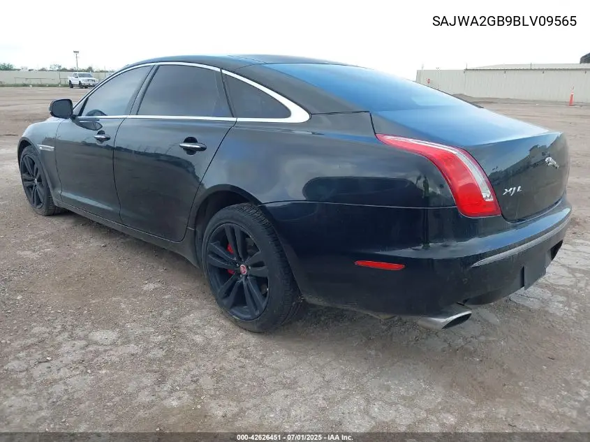 2011 Jaguar Xj Xjl VIN: SAJWA2GB9BLV09565 Lot: 42626451