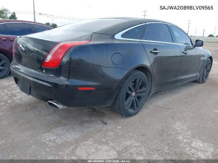 2011 Jaguar Xj Xjl VIN: SAJWA2GB9BLV09565 Lot: 42626451