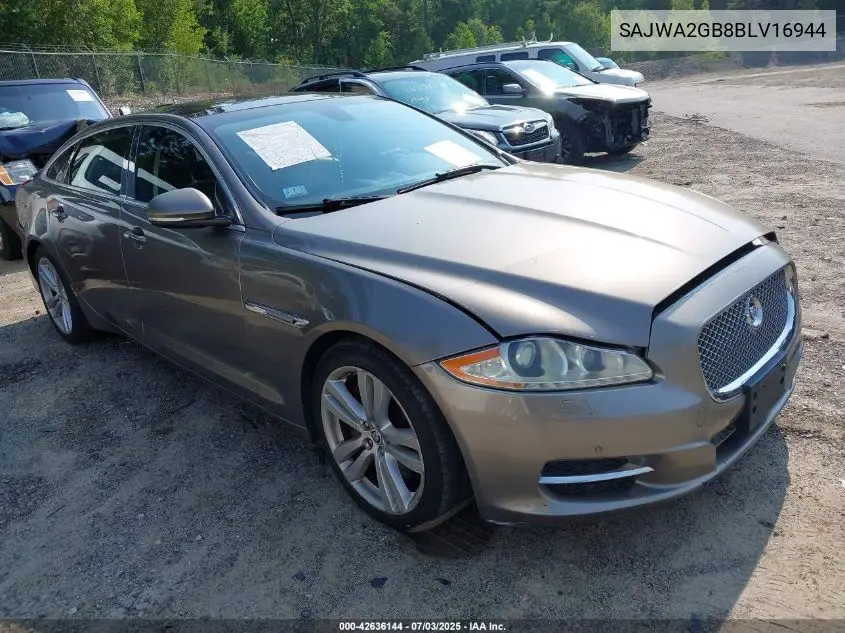 2011 Jaguar Xjl Xjl VIN: SAJWA2GB8BLV16944 Lot: 42636144
