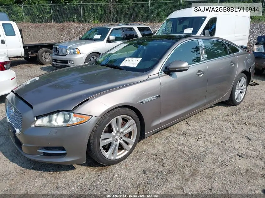 2011 Jaguar Xjl Xjl VIN: SAJWA2GB8BLV16944 Lot: 42636144