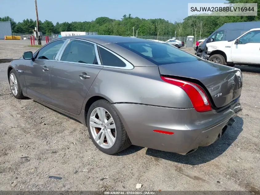 2011 Jaguar Xjl Xjl VIN: SAJWA2GB8BLV16944 Lot: 42636144