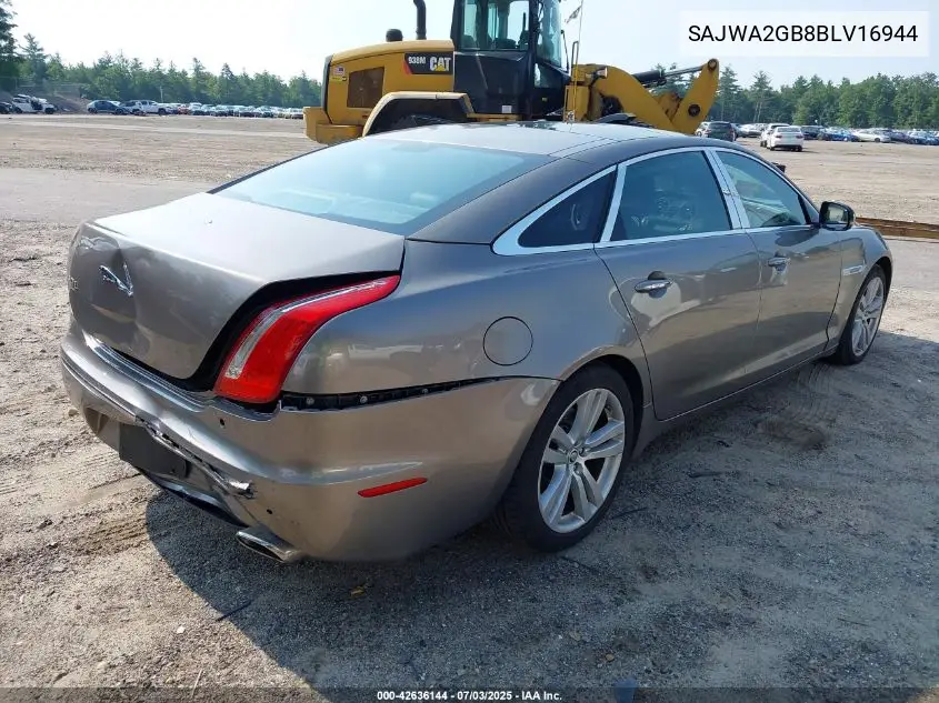 2011 Jaguar Xjl Xjl VIN: SAJWA2GB8BLV16944 Lot: 42636144
