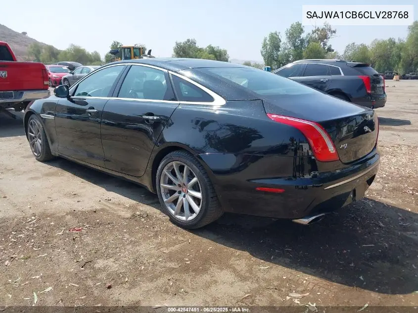 2012 Jaguar Xj VIN: SAJWA1CB6CLV28768 Lot: 42547451