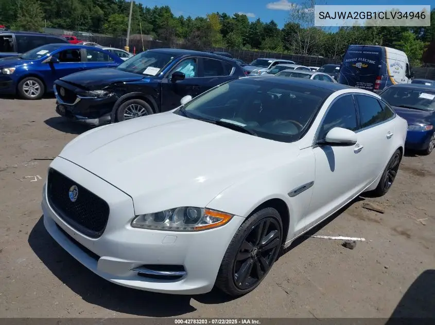 2012 Jaguar Xj Xjl Portfolio VIN: SAJWA2GB1CLV34946 Lot: 42783203