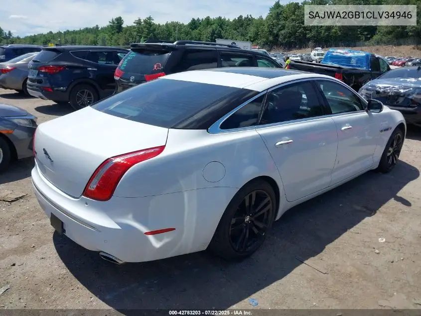 2012 Jaguar Xj Xjl Portfolio VIN: SAJWA2GB1CLV34946 Lot: 42783203