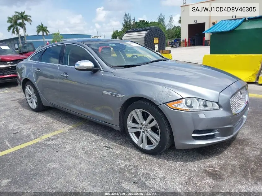 2013 Jaguar Xj VIN: SAJWJ1CD4D8V46305 Lot: 42637329