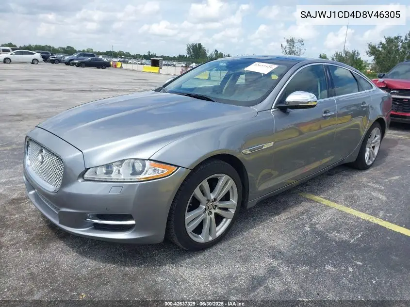 2013 Jaguar Xj VIN: SAJWJ1CD4D8V46305 Lot: 42637329