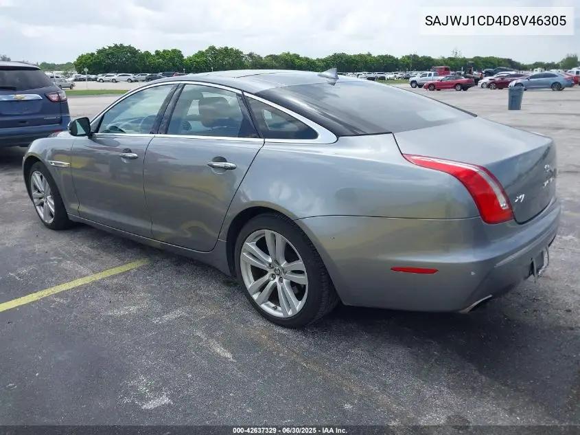 2013 Jaguar Xj VIN: SAJWJ1CD4D8V46305 Lot: 42637329
