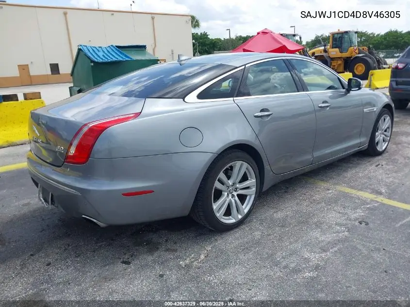 2013 Jaguar Xj VIN: SAJWJ1CD4D8V46305 Lot: 42637329