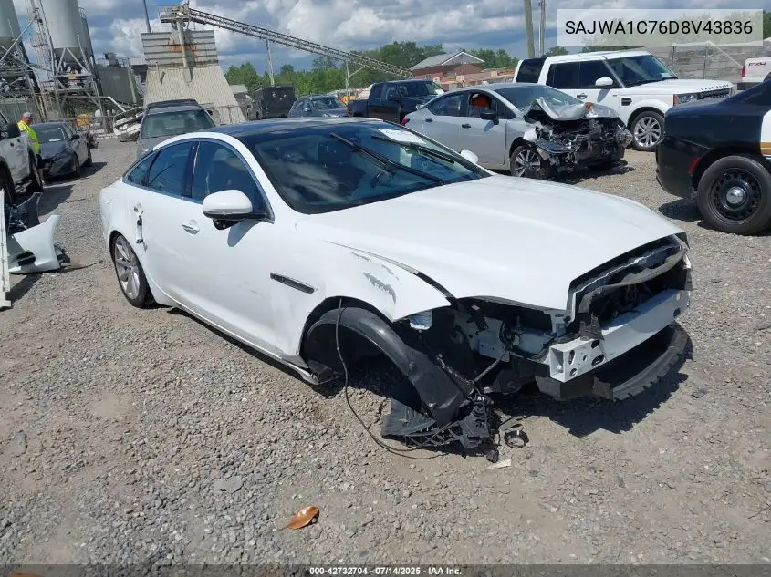 2013 Jaguar Xj VIN: SAJWA1C76D8V43836 Lot: 42732704