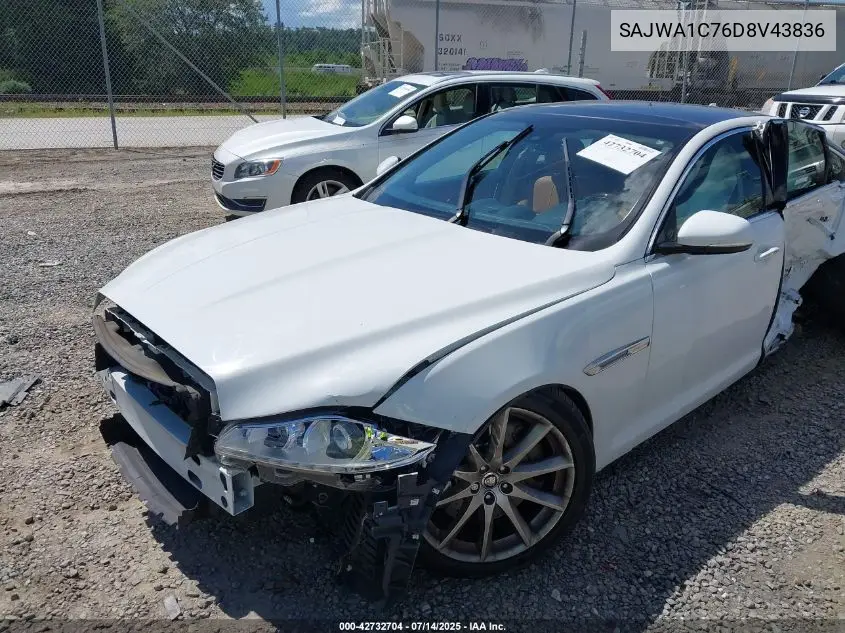2013 Jaguar Xj VIN: SAJWA1C76D8V43836 Lot: 42732704