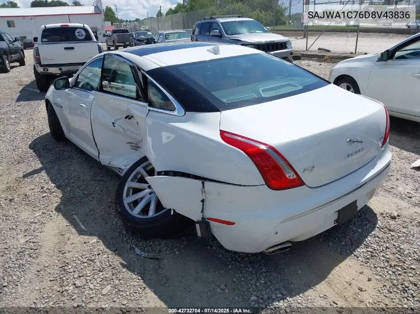 2013 Jaguar Xj VIN: SAJWA1C76D8V43836 Lot: 42732704