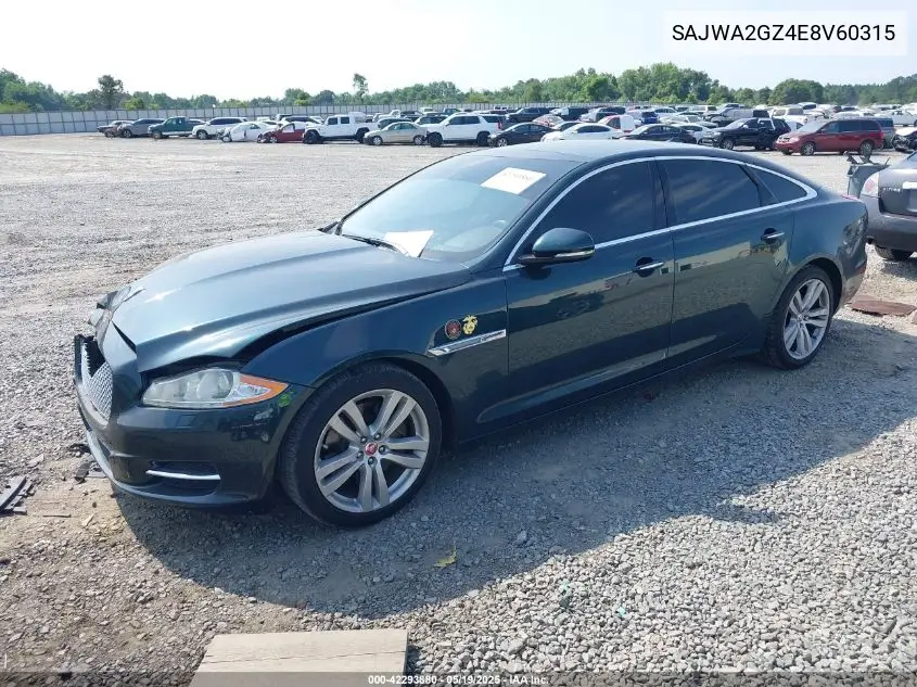 2014 Jaguar Xj Xjl Portfolio VIN: SAJWA2GZ4E8V60315 Lot: 42293880