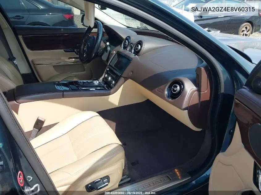 2014 Jaguar Xj Xjl Portfolio VIN: SAJWA2GZ4E8V60315 Lot: 42293880
