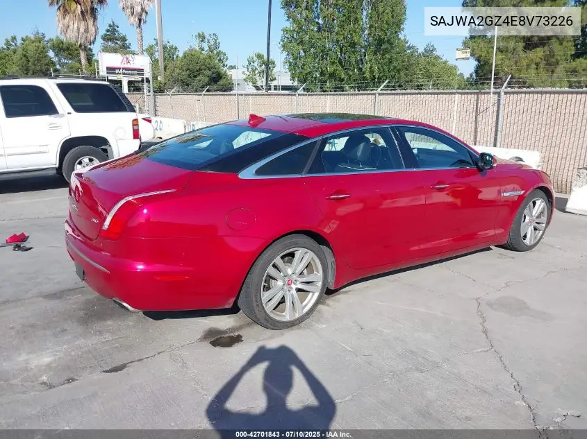 2014 Jaguar Xj Xjl Portfolio VIN: SAJWA2GZ4E8V73226 Lot: 42701843