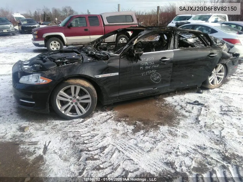 2015 Jaguar Xjl Portfolio VIN: SAJXJ2GD6F8V82150 Lot: 12198752