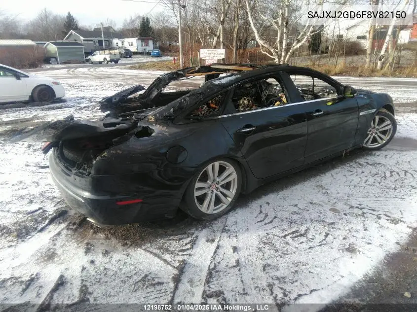 2015 Jaguar Xjl Portfolio VIN: SAJXJ2GD6F8V82150 Lot: 12198752