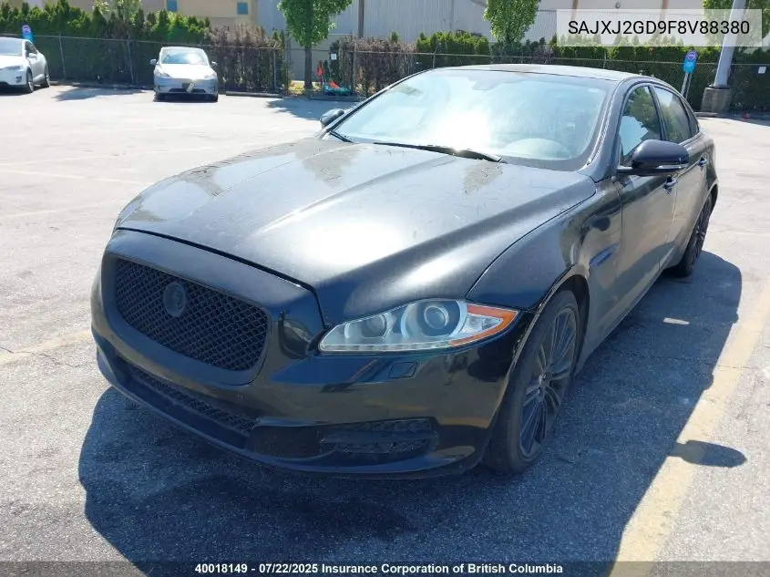 2015 Jaguar Xjl VIN: SAJXJ2GD9F8V88380 Lot: 40018149