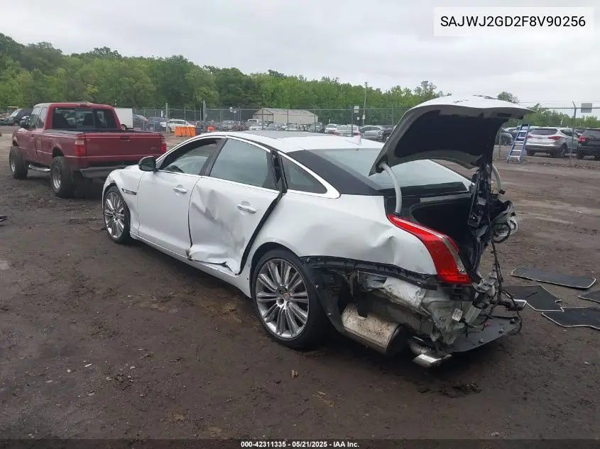 2015 Jaguar Xj Xjl Portfolio VIN: SAJWJ2GD2F8V90256 Lot: 42311335