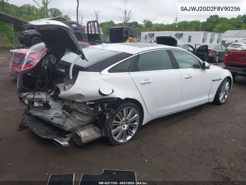 2015 Jaguar Xj Xjl Portfolio VIN: SAJWJ2GD2F8V90256 Lot: 42311335