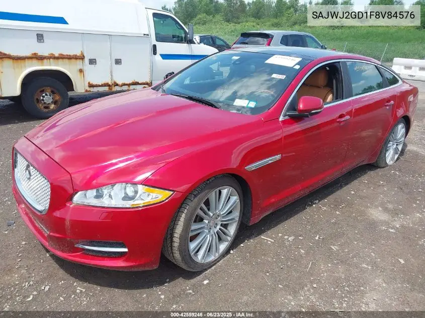 2015 Jaguar Xj Xjl Portfolio VIN: SAJWJ2GD1F8V84576 Lot: 42559246