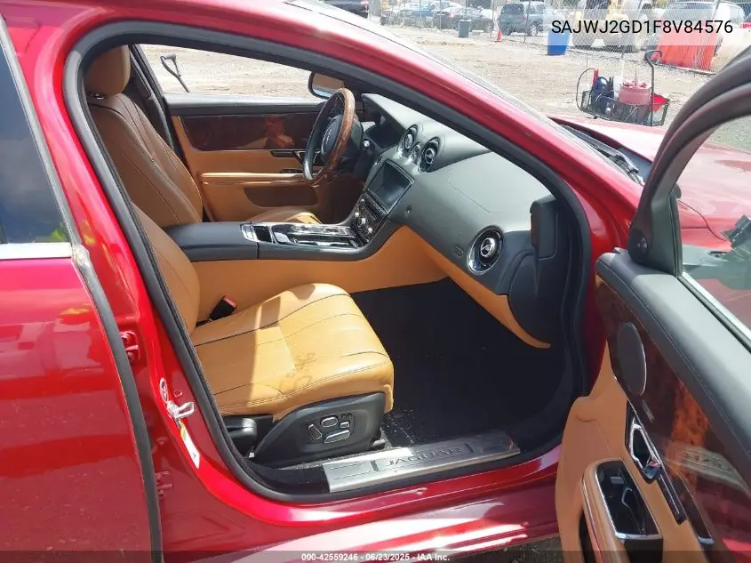2015 Jaguar Xj Xjl Portfolio VIN: SAJWJ2GD1F8V84576 Lot: 42559246