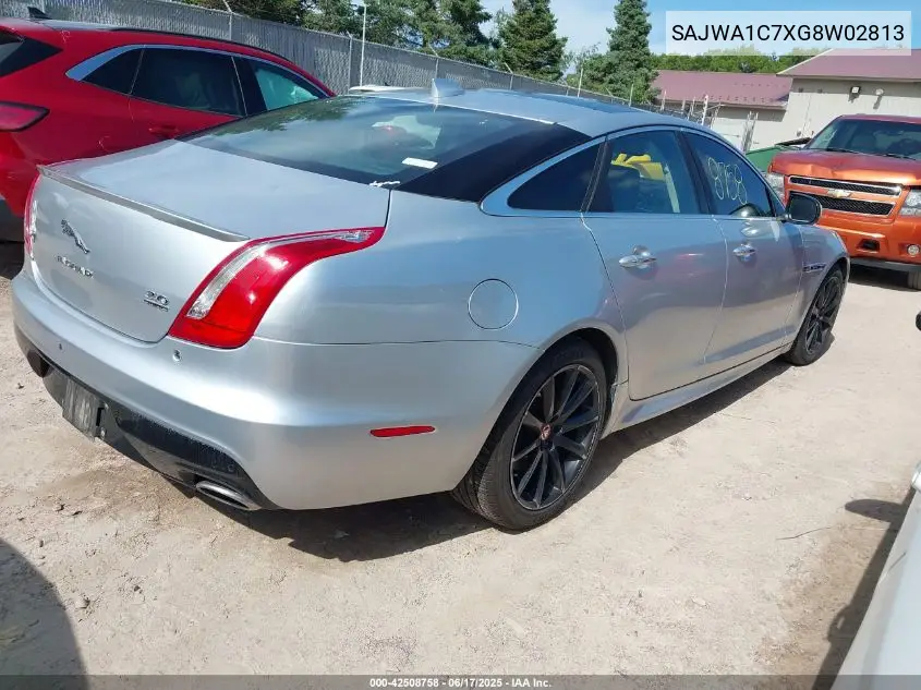 2016 Jaguar Xj R-Sport VIN: SAJWA1C7XG8W02813 Lot: 42508758