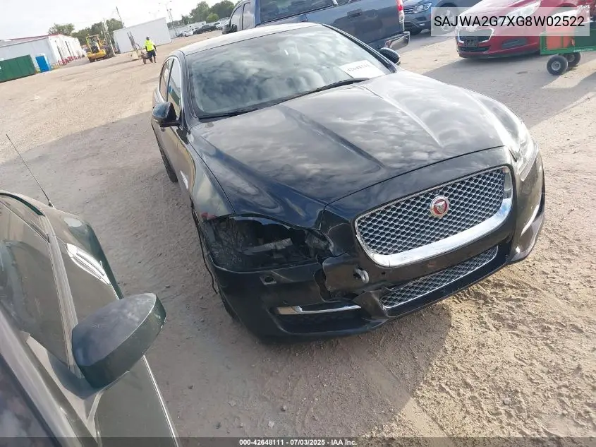 2016 Jaguar Xj Xjl Portfolio VIN: SAJWA2G7XG8W02522 Lot: 42648111