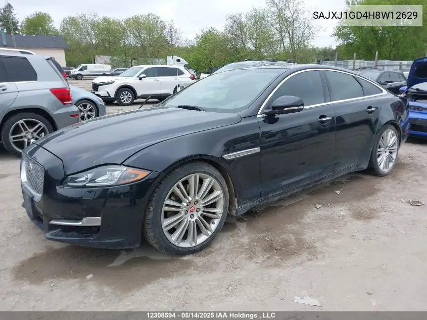2017 Jaguar Xj VIN: SAJXJ1GD4H8W12629 Lot: 12308594