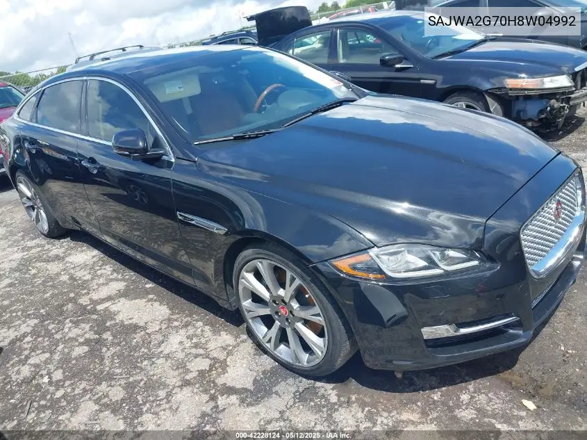 2017 Jaguar Xj Xjl Portfolio VIN: SAJWA2G70H8W04992 Lot: 42228124