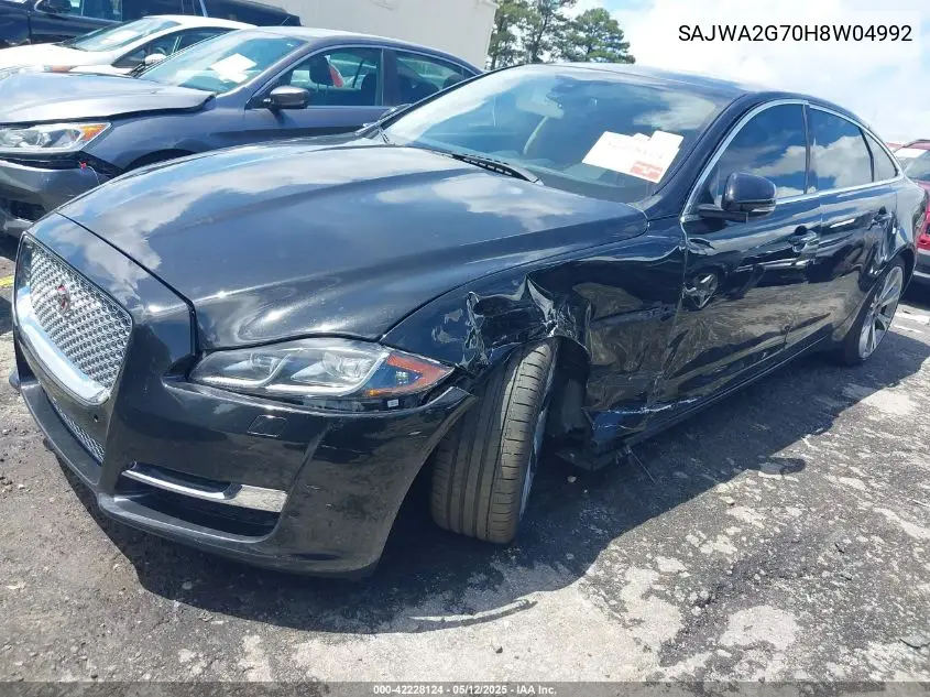 2017 Jaguar Xj Xjl Portfolio VIN: SAJWA2G70H8W04992 Lot: 42228124